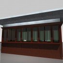 ADV-TWIN-12 Jegypénztár pavilon ADV-TWIN-12 Jegypénztár pavilon