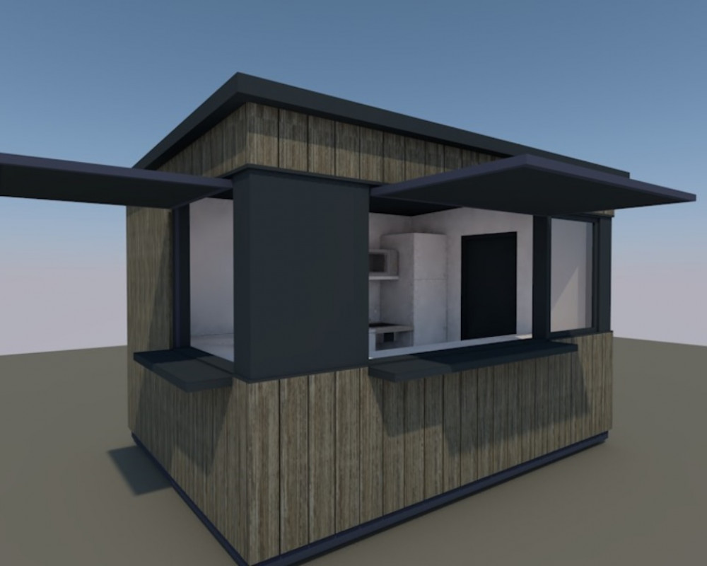 SZEN-LB-12 Büfé pavilon SZEN-LB-12 Büfé pavilon