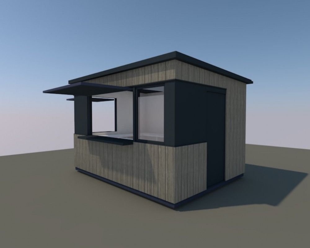 SZEN-LB-12 Büfé pavilon