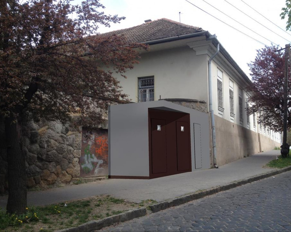 SZP-SZT-E-4 egyedi WC épület SZP-SZT-E-4 egyedi WC épület