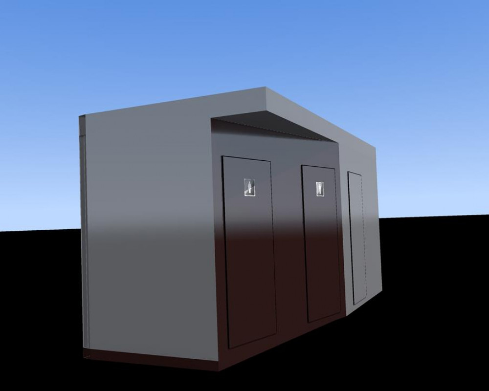 SZP-SZT-E-4 egyedi WC épület SZP-SZT-E-4 egyedi WC épület
