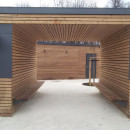 TR-THW-10&10 - Büfé pavilon esőbeállóval TR-THW-10&10 - Büfé pavilon esőbeállóval